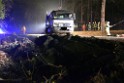 Container LKW umgestuerzt Koeln Brueck Bruecker- Dellbruecker Mauspfad P532